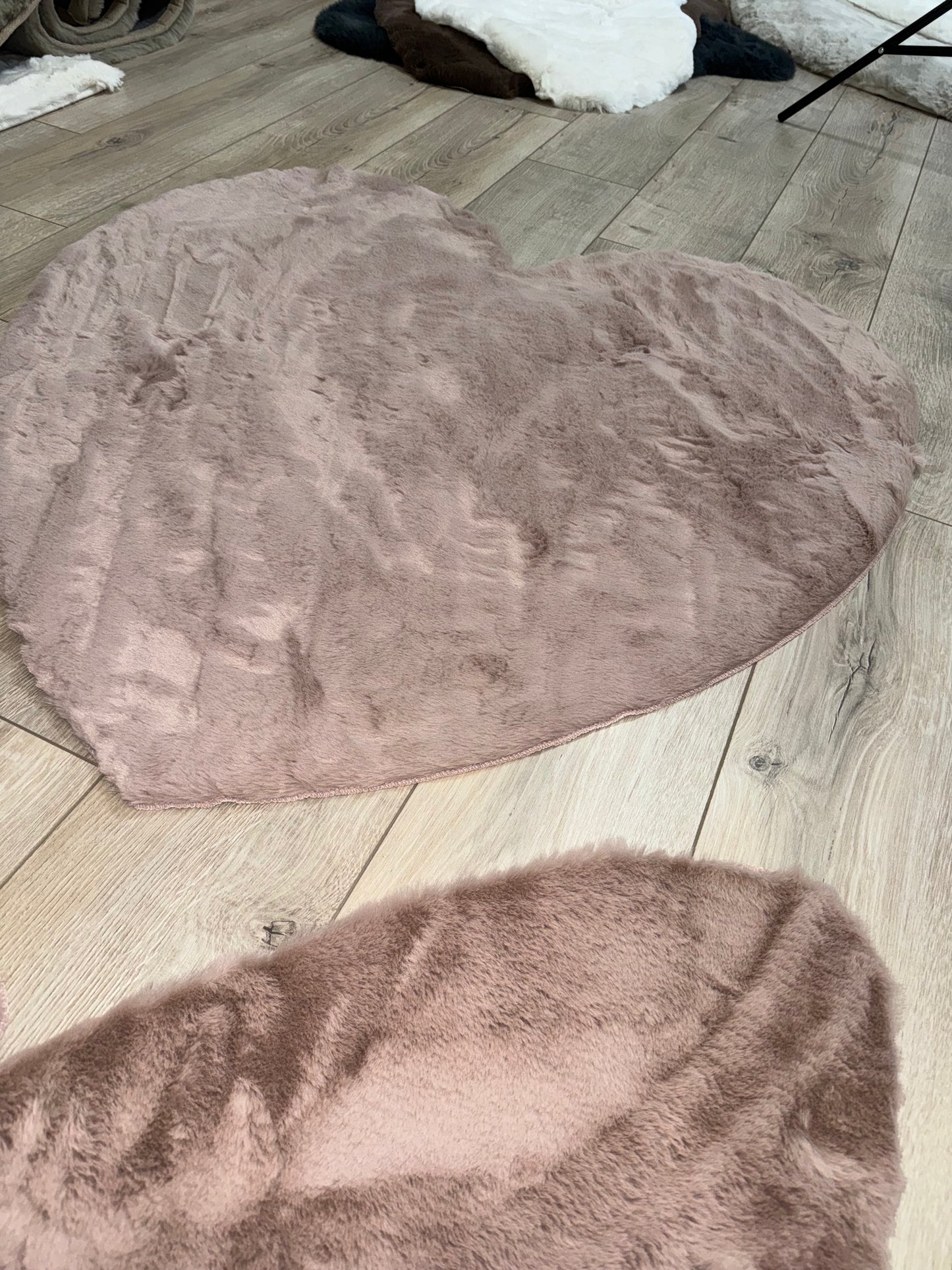 Hartje roze vloerkleed