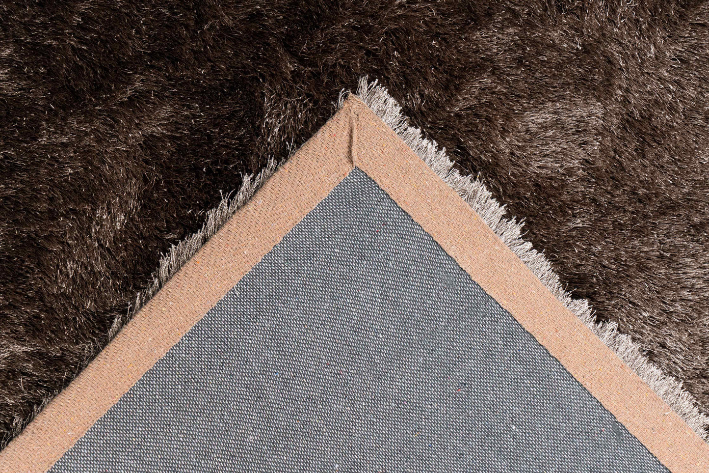 Shaggy vloerkleed brons - Houseofambiance