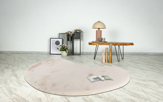 Cloud Organic shape ivoor vloerkleed - Houseofambiance