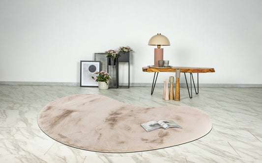 Cloud Organic shape licht taupe vloerkleed - Houseofambiance