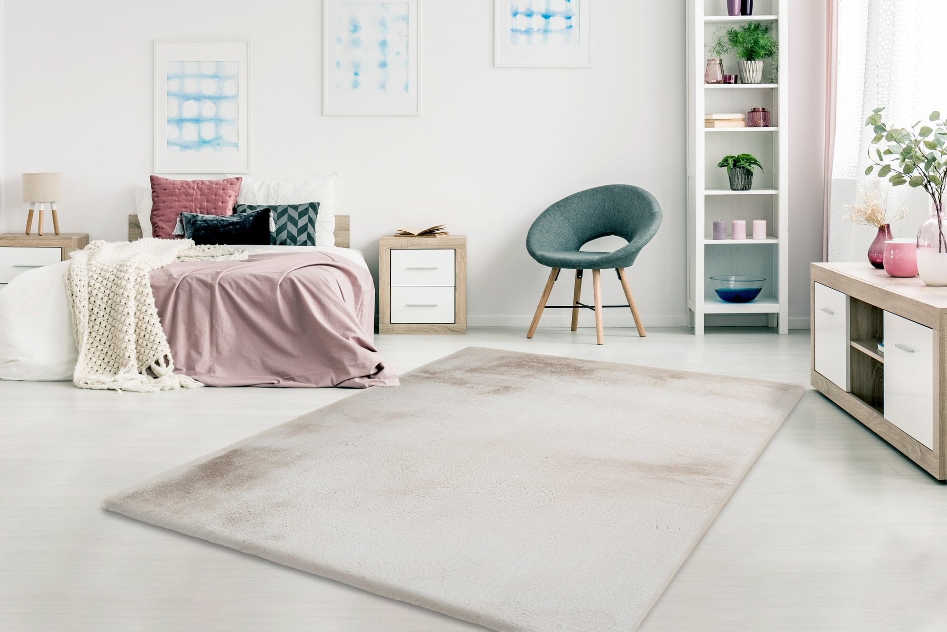 Cloud vloerkleed beige - Houseofambiance