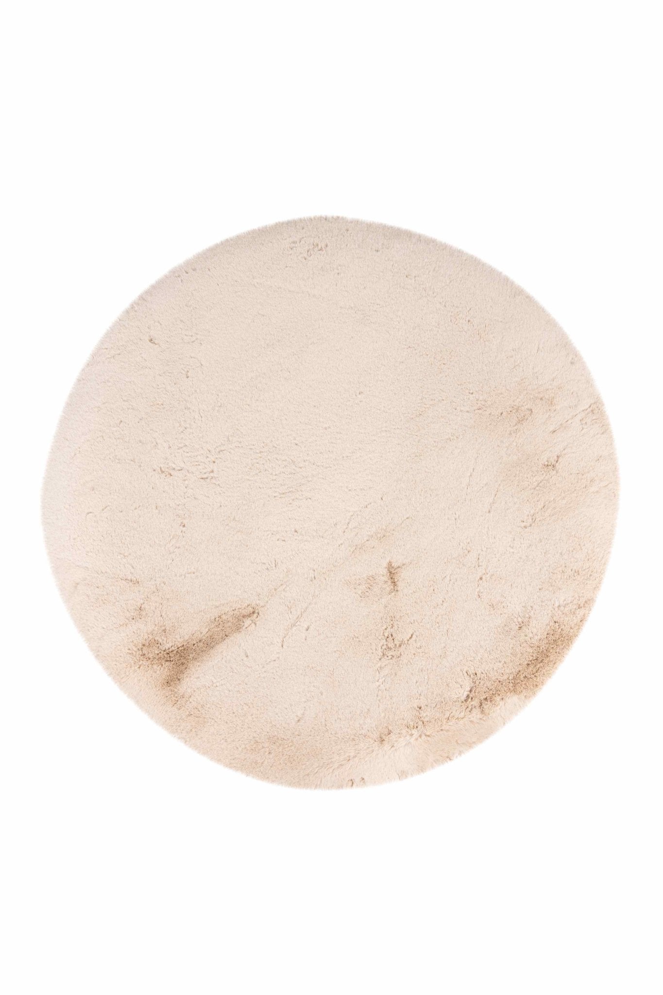 Cloud vloerkleed rond beige - Houseofambiance