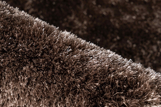 Shaggy vloerkleed brons - Houseofambiance
