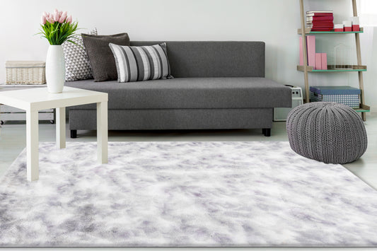 Panda vloerkleed zilver - Houseofambiance